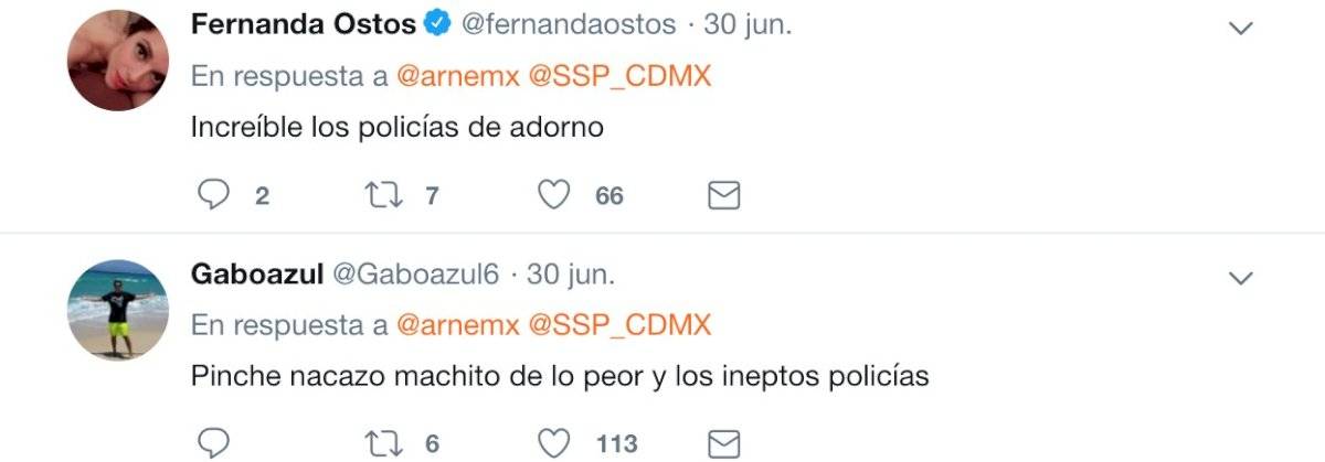 Twitter policia