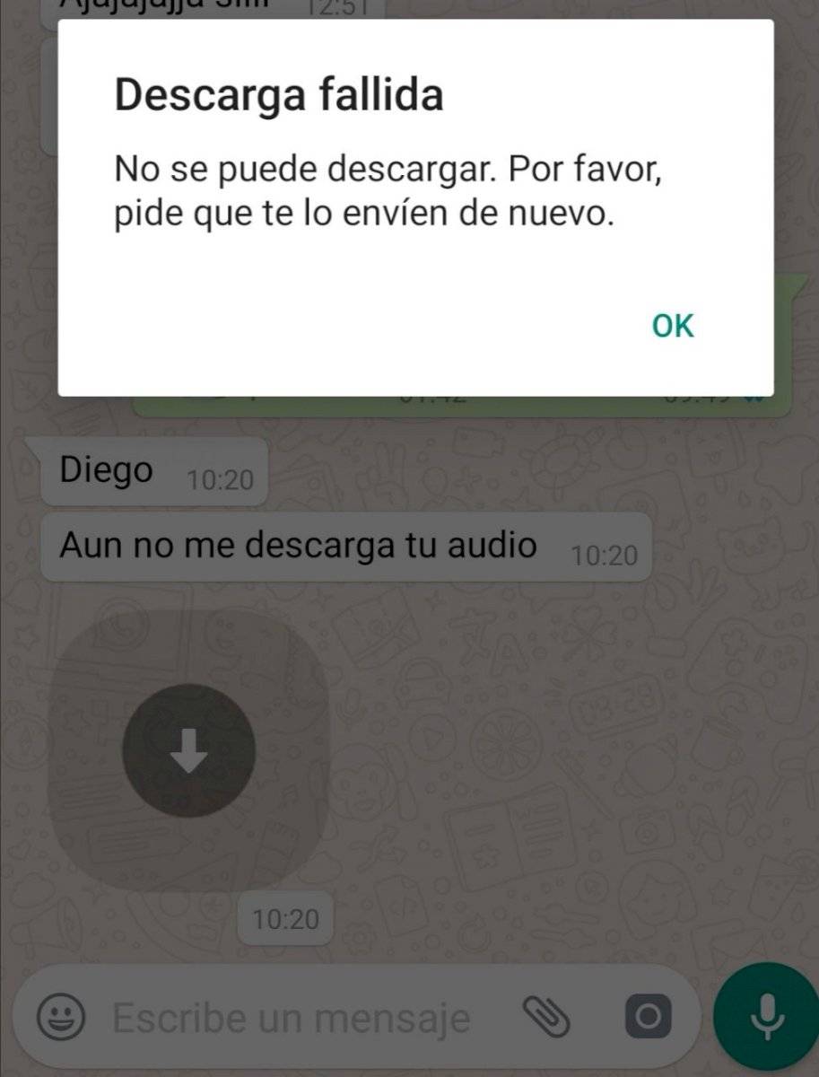 Whatsapp error
