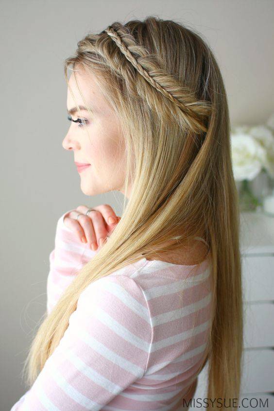 peinados con cabello lacio peinados con trenzas