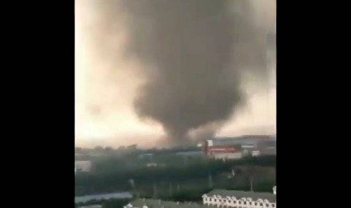 tornado en China