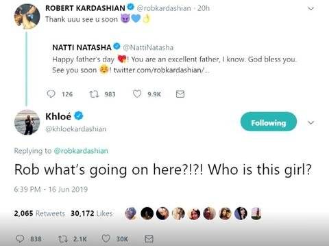 Mensaje Rob y Natti Natasha