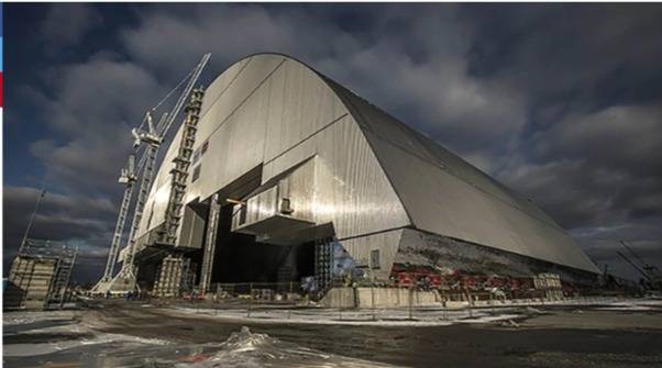 Inauguran en Ucrania nuevo cápsula gigante la cual cubre el reactor dañado en Chernobyl Inauguran en Ucrania nuevo cápsula gigante la cual cubre el reactor dañado en Chernobyl