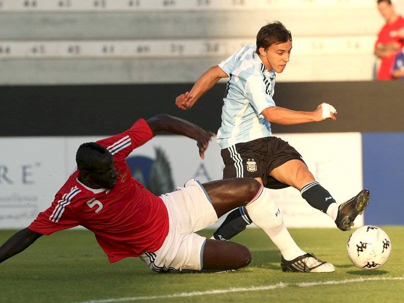 Buonanotte defendió los colores de la Albiceleste en selecciones juveniles y ganó el oro en Beijing 2008 / Foto: AP