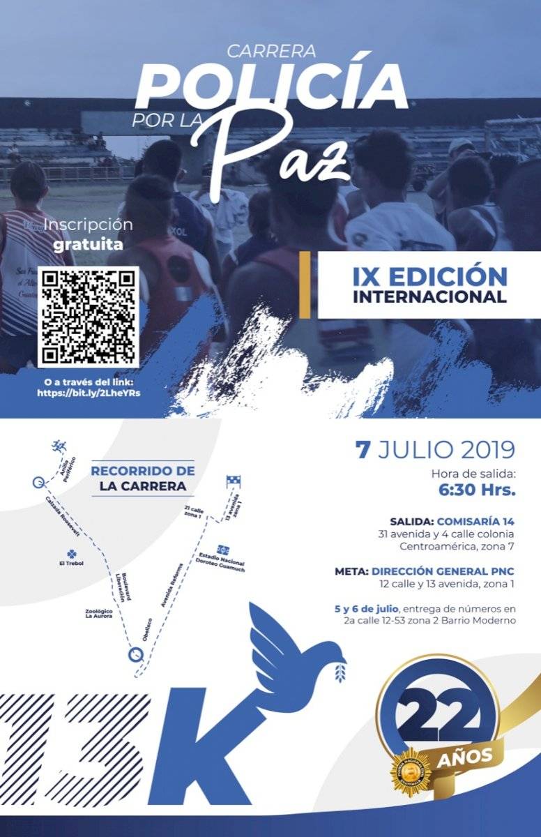 Recorrido de la carrera PNC