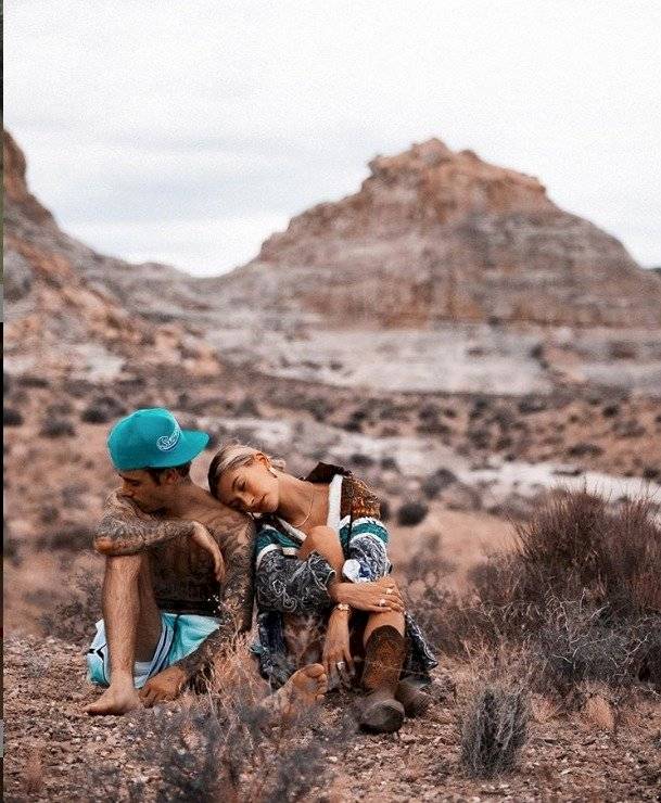 Hailey Baldwin y Justin Bieber