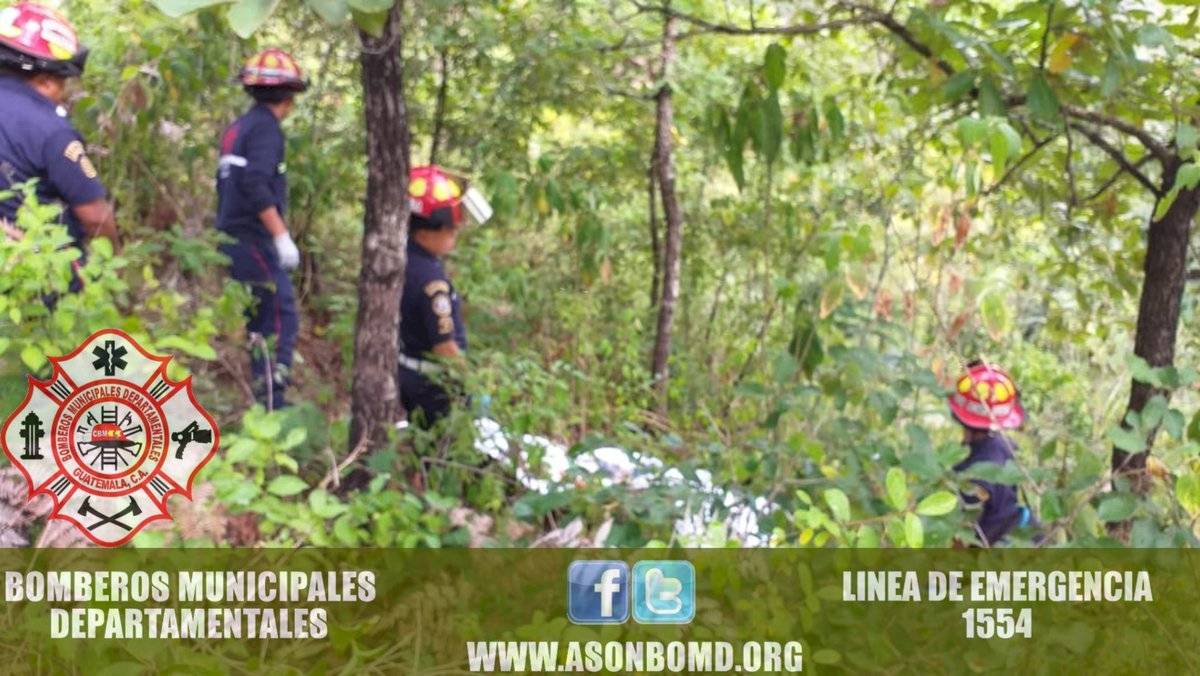 cadáver lapidado en Chimaltenango