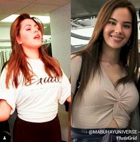 Catriona Gray y Alicia Machado