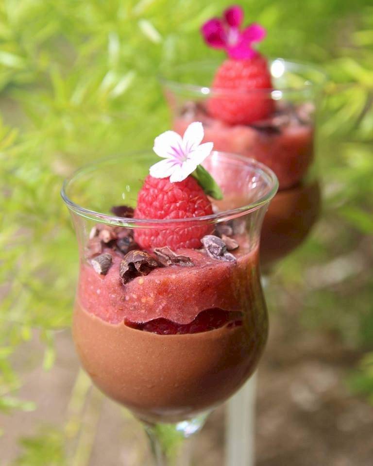 mouse de chocolate