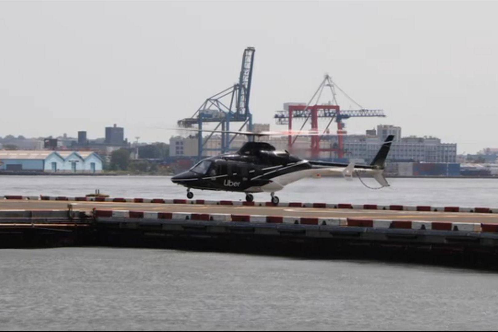 Uber Copter Surcando el cielo: Uber estrena su servicio de transporte en helicóptero en Nueva York