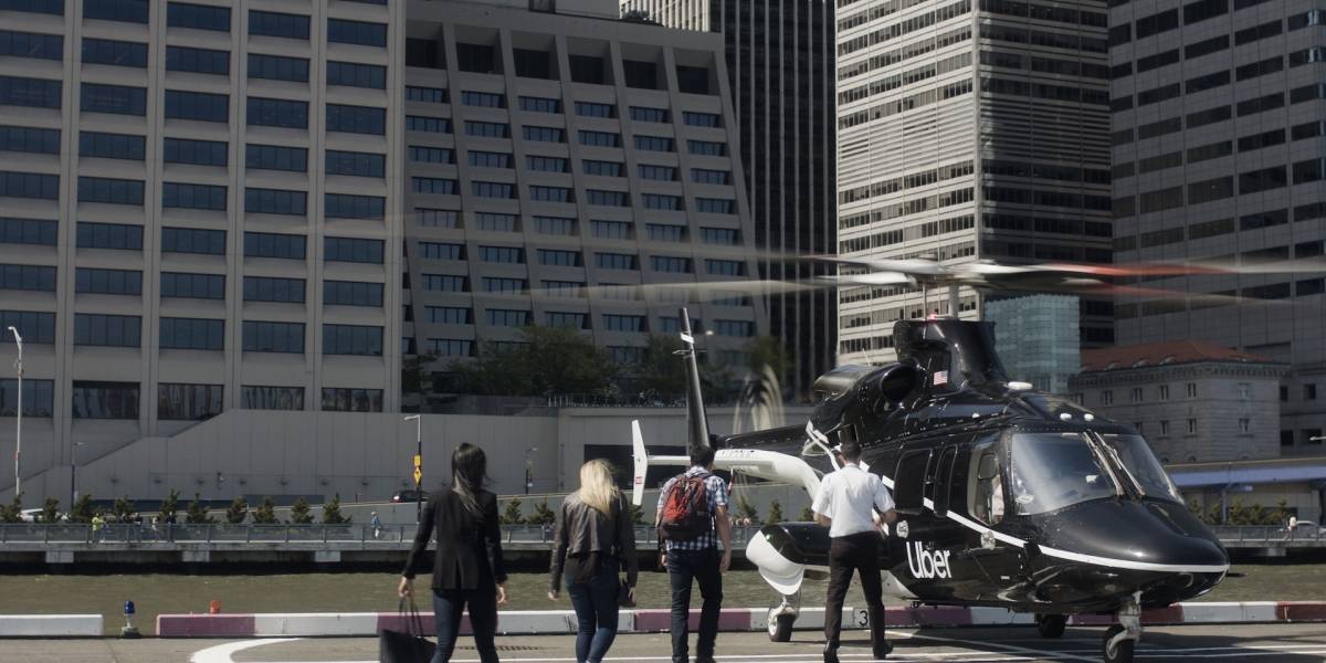 Surcando el cielo: Uber estrena su servicio de transporte en helicóptero en Nueva York