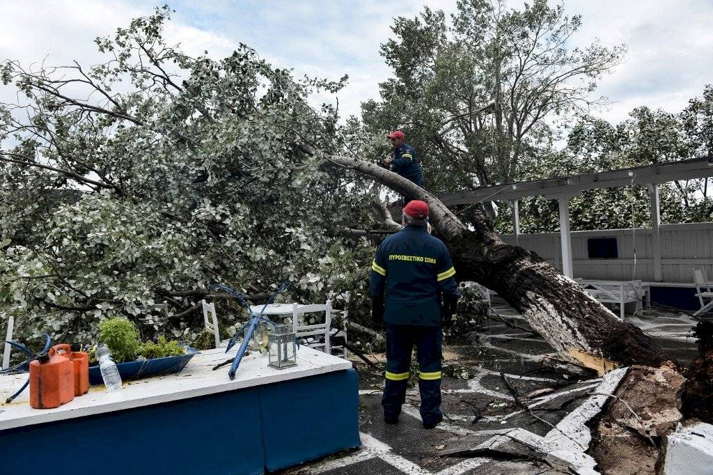 Tornado en Grecia