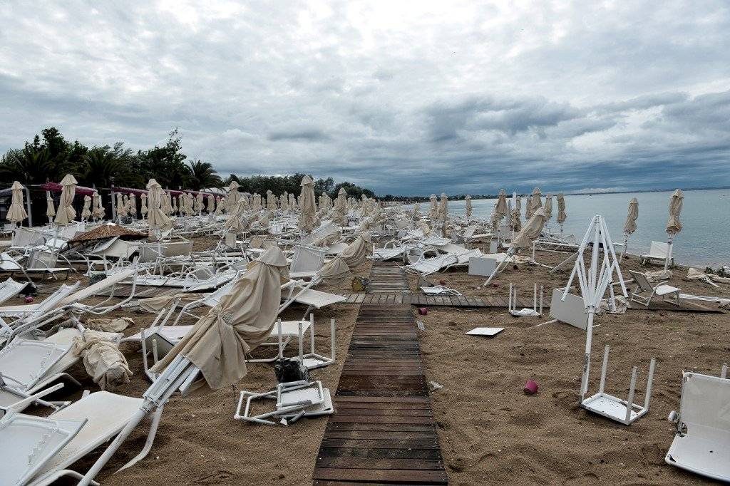 Tornado en Grecia