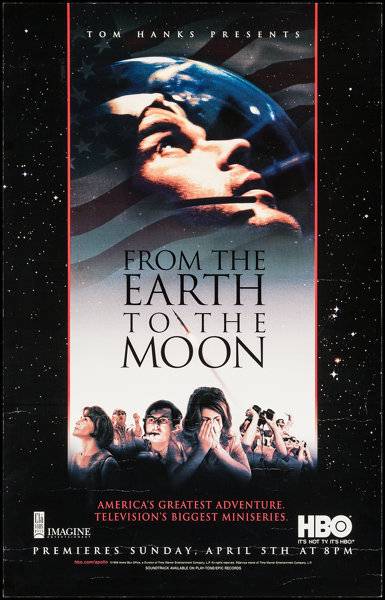 From the earth of the moon