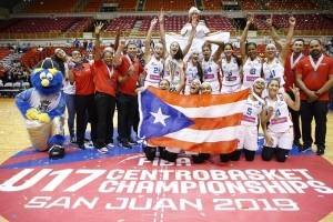 Boricuas se llevan plata en torneo Centrobasket U17