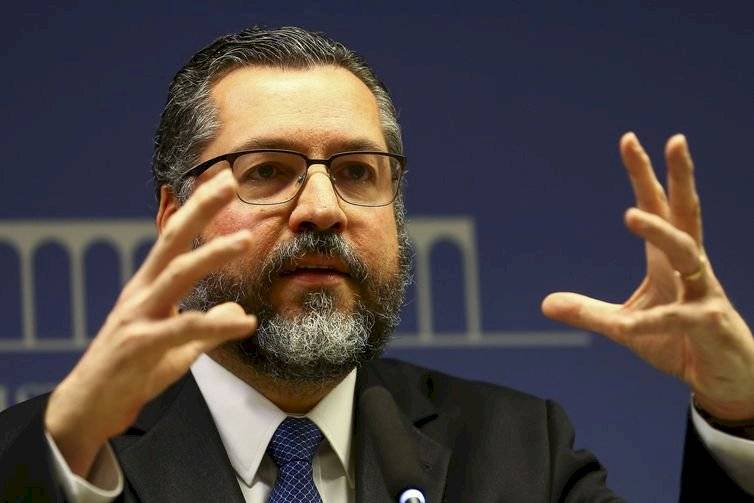 O ministro das Relações Exteriores, Ernesto Araújo