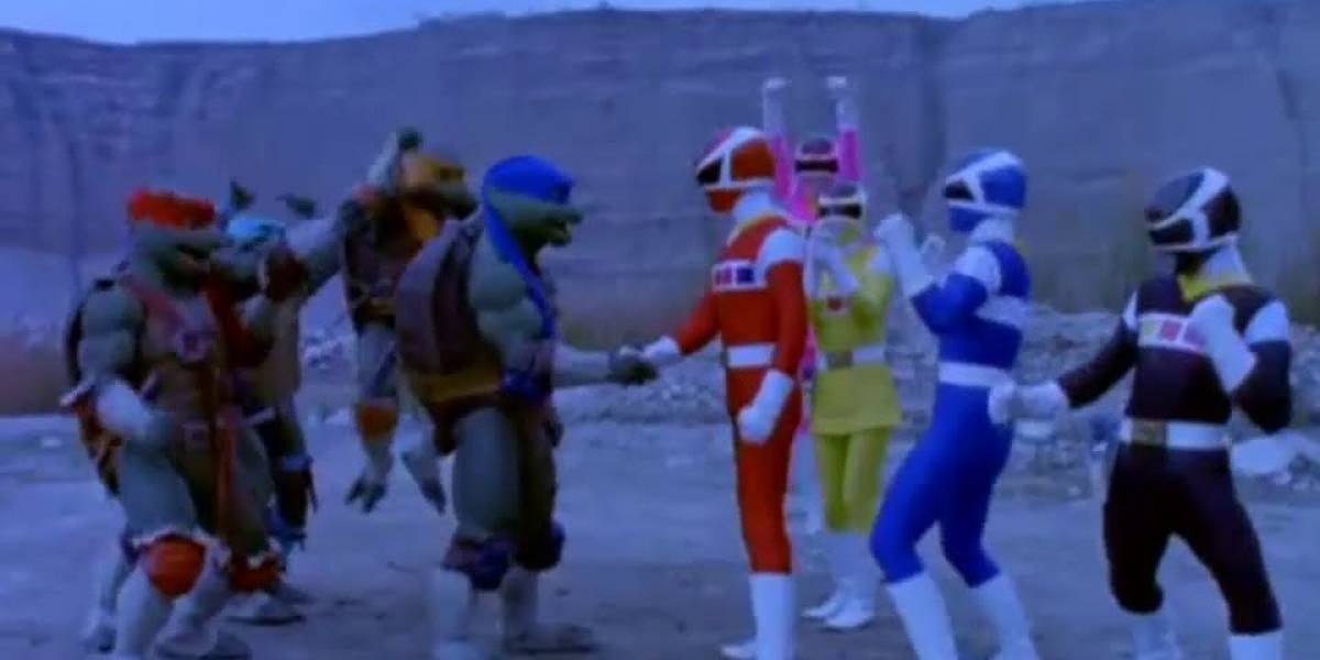 Es real: Los Power Rangers se reúnen otra vez con las Tortugas Ninja en un nuevo cómic