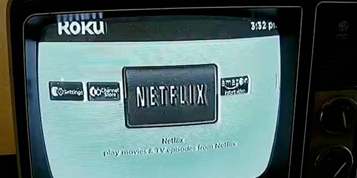 Loco le instala Netflix a una TV blanco y negro de los años 70, y luce genial