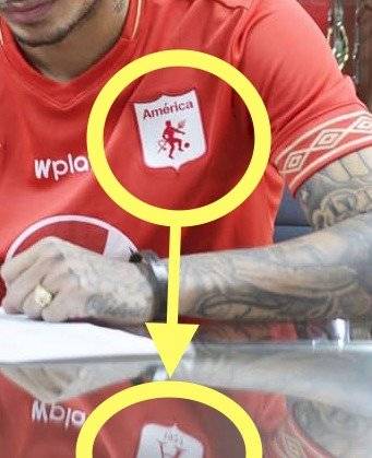 Escudo América camiseta Duván Vergara