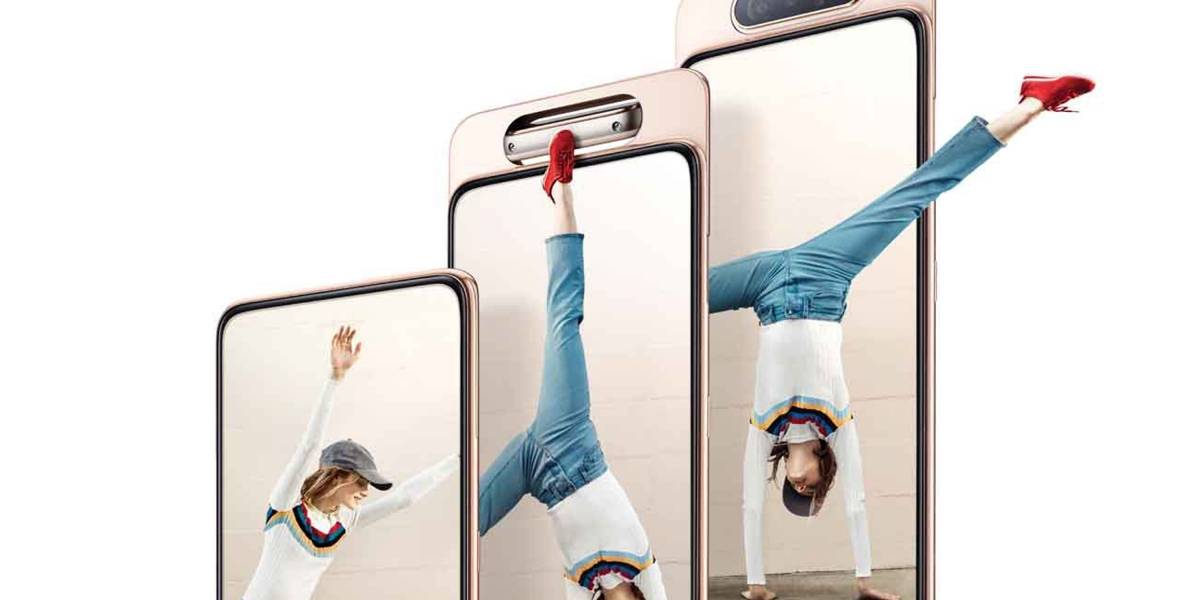 Samsung lanzó en Chile el Galaxy A80, su nuevo celular con cámara giratoria