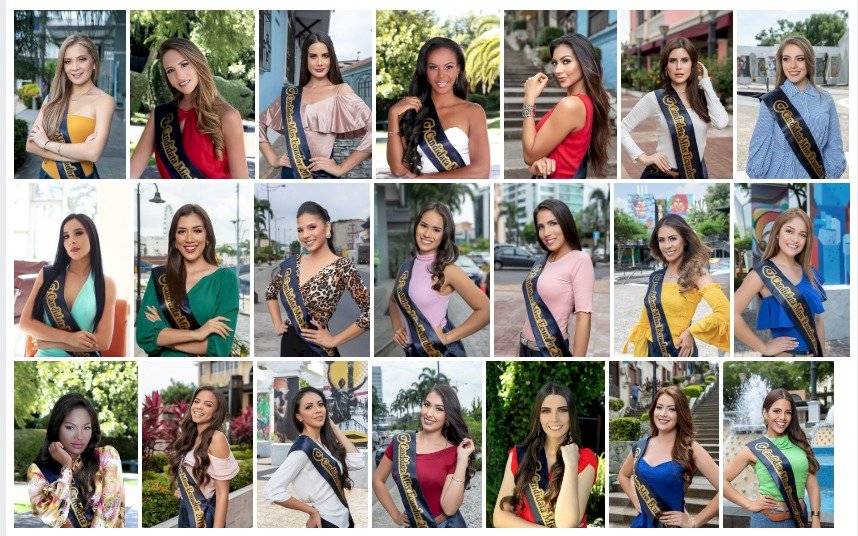 Candidas a Miss Ecuador 2019-2020
