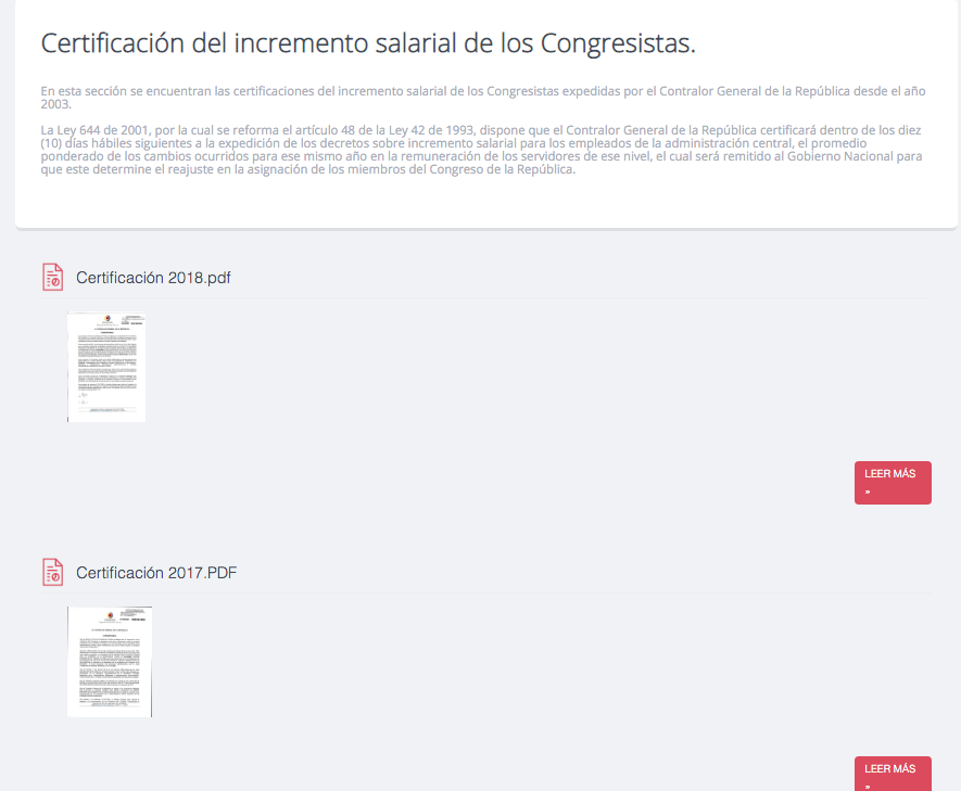 Sueldo congresistas