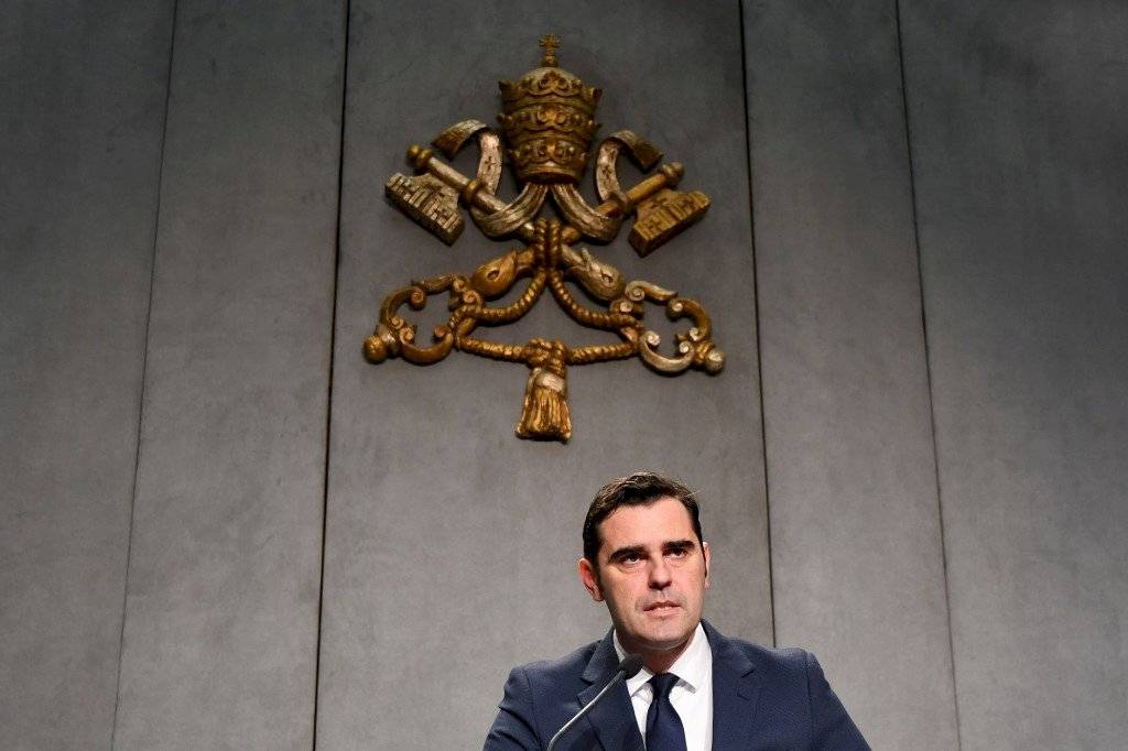 Alessandro Gisotti, portavoz interino del Vaticano