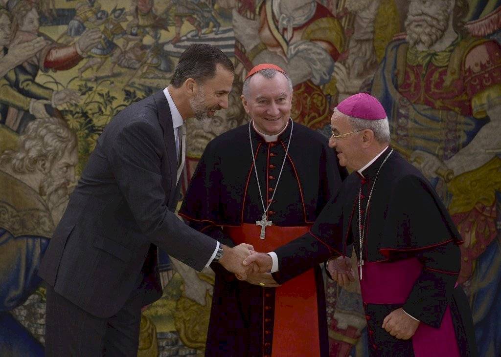 Renzo Fratini y el Rey Felipe VI