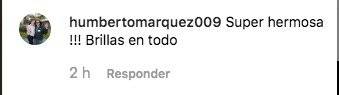 Captura de pantalla // Comentario Instagram