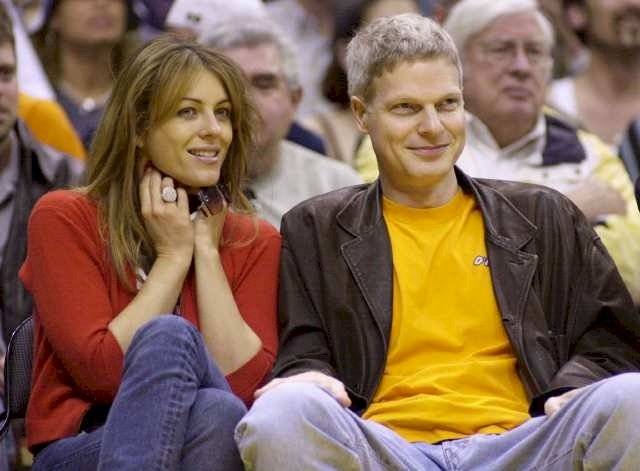 Elizabeth Hurley y Steve Bing