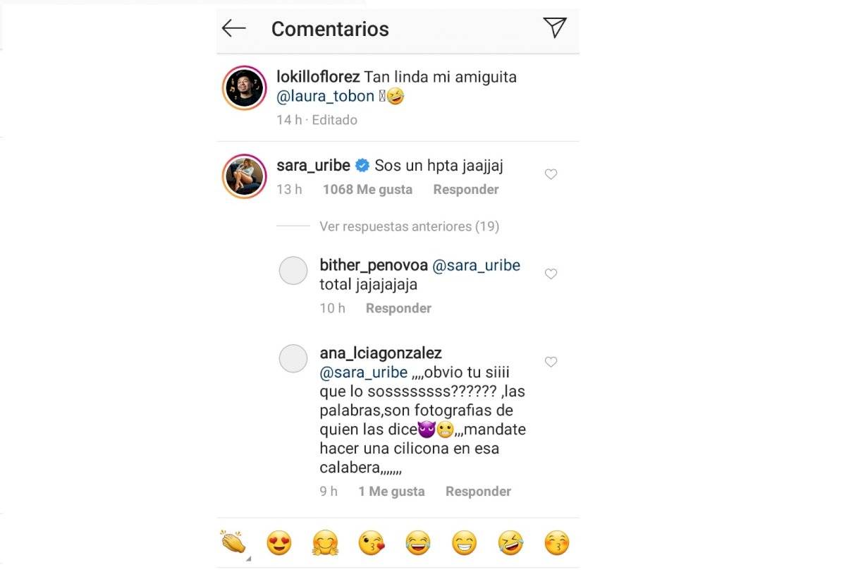 Broma Lokillo a Laura Tobón