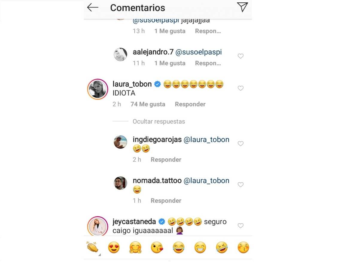 Broma Lokillo a Laura Tonbón