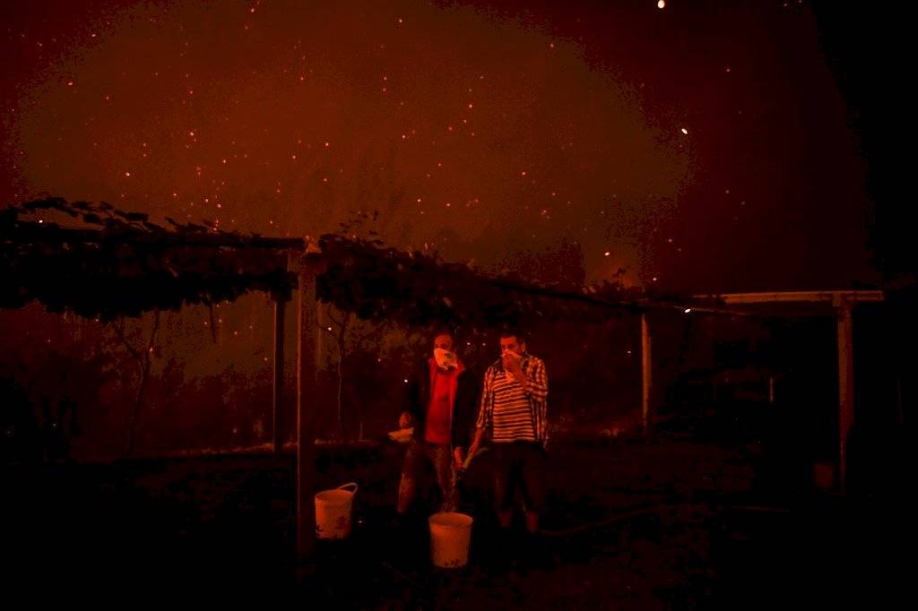 Gran incendio en Portugal