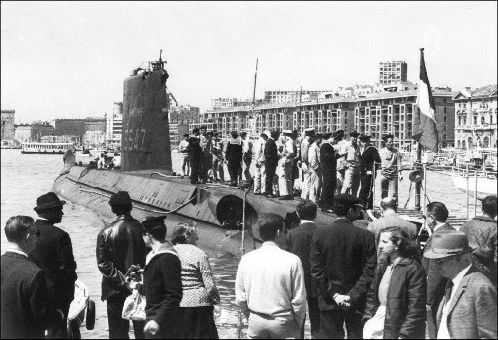 Submarino francés "La Minerve", desaparecido en 1968