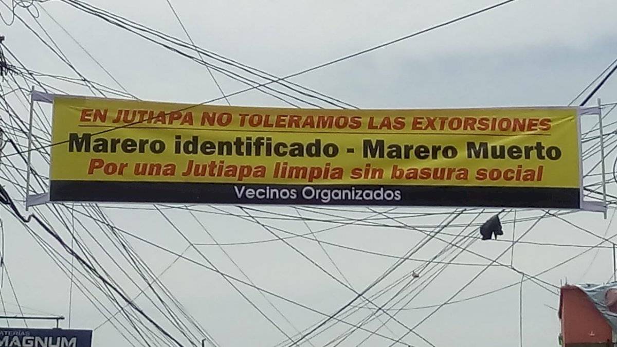 Manta contra pandillas en Jutiapa