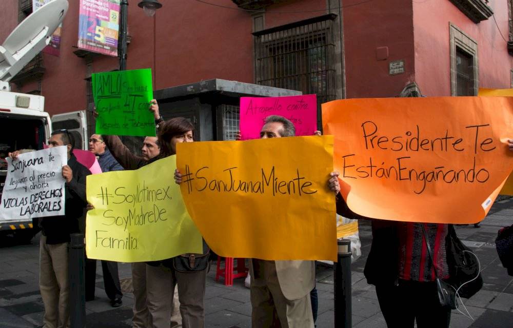 Protesta Notimex