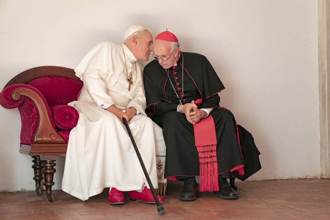 Anthony Hopkins y Jonathan Pryce