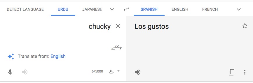 Chucky Google Chucky Google