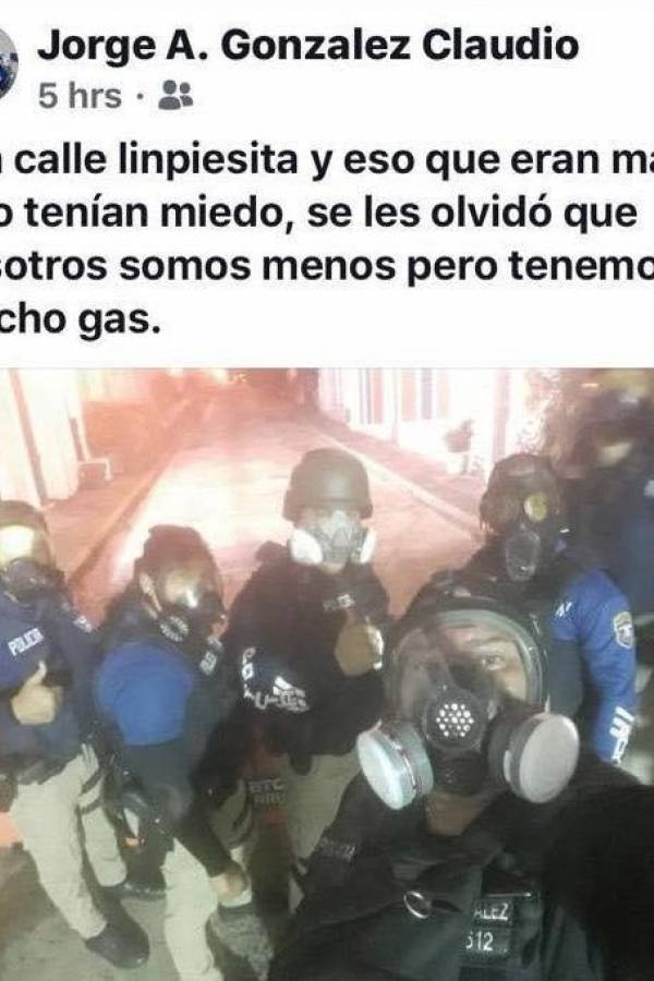 post de agente González Claudio