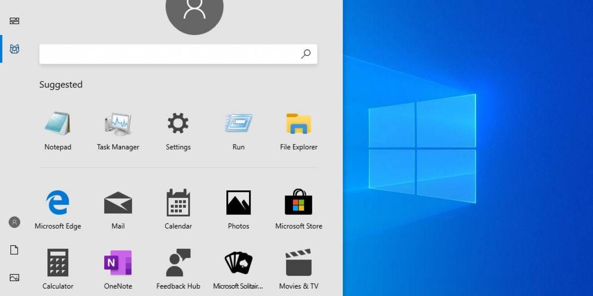Microsoft lanzó por accidente una versión de Windows con un nuevo menú Inicio