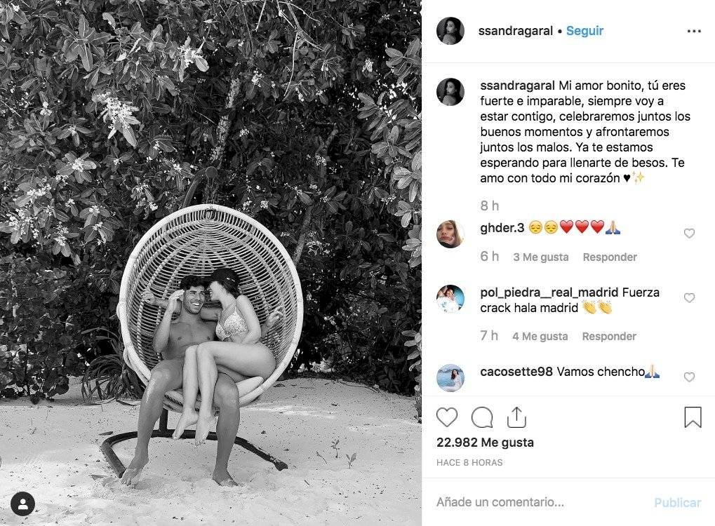 mensaje novia Asensio