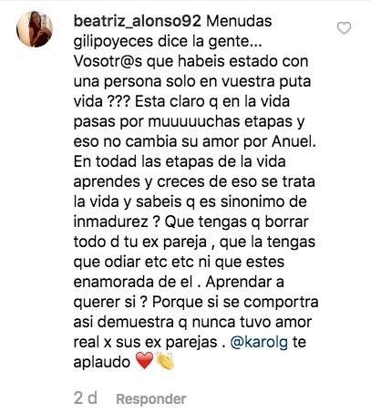 Capture Comentarios Karol G