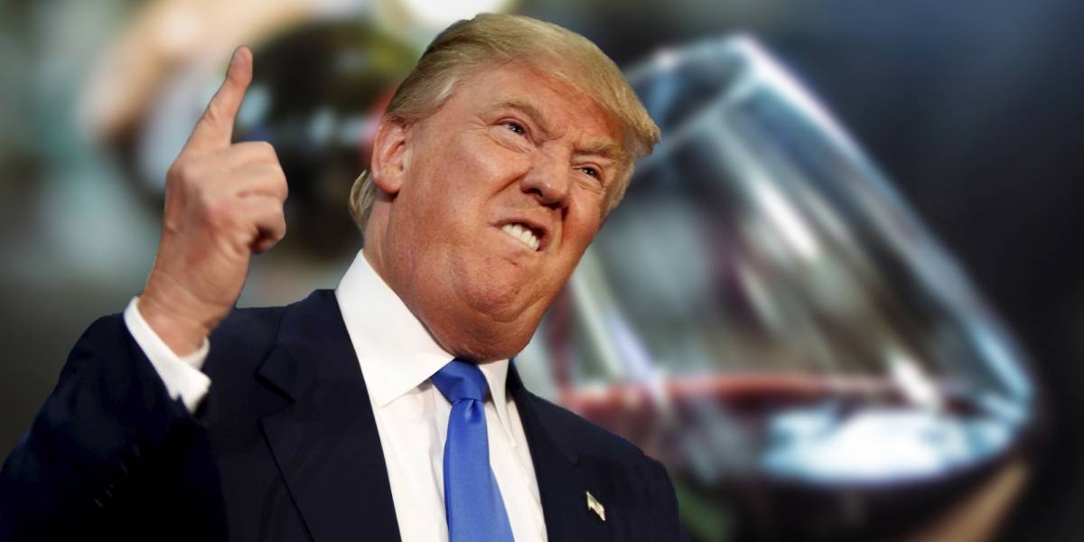 Donald Trump amenaza a Francia con poner impuestos en su vino