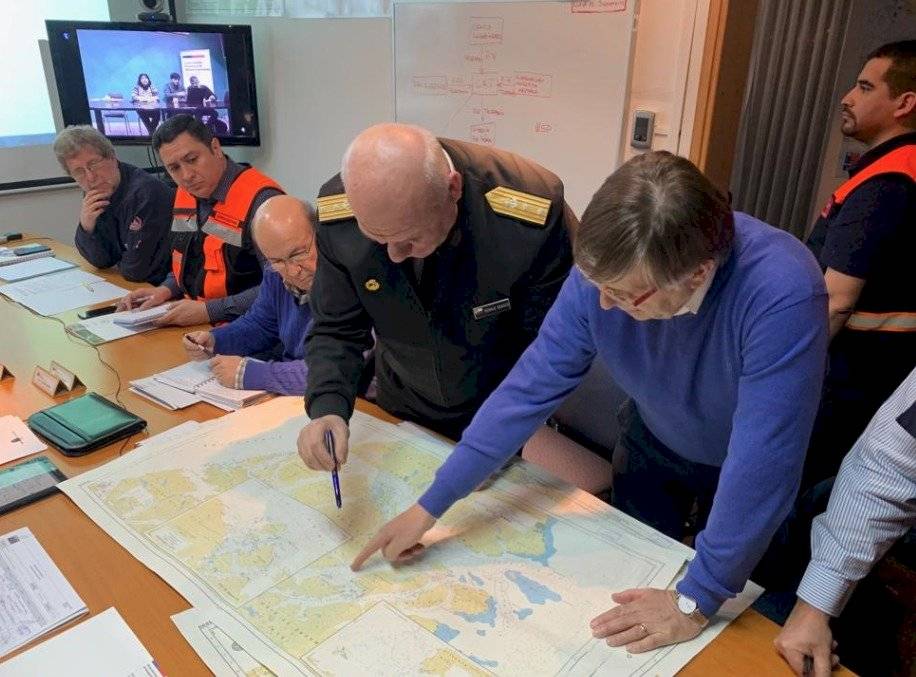 Armada implementa operativo en Isla Guarello