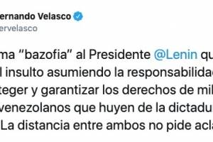 Ministro de Cultura, Juan Fernando Velasco.
