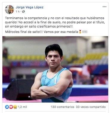 Jorge Vega clasifica final Panamericanos