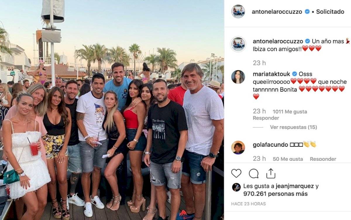 Messi habla noche discoteca Ibiza