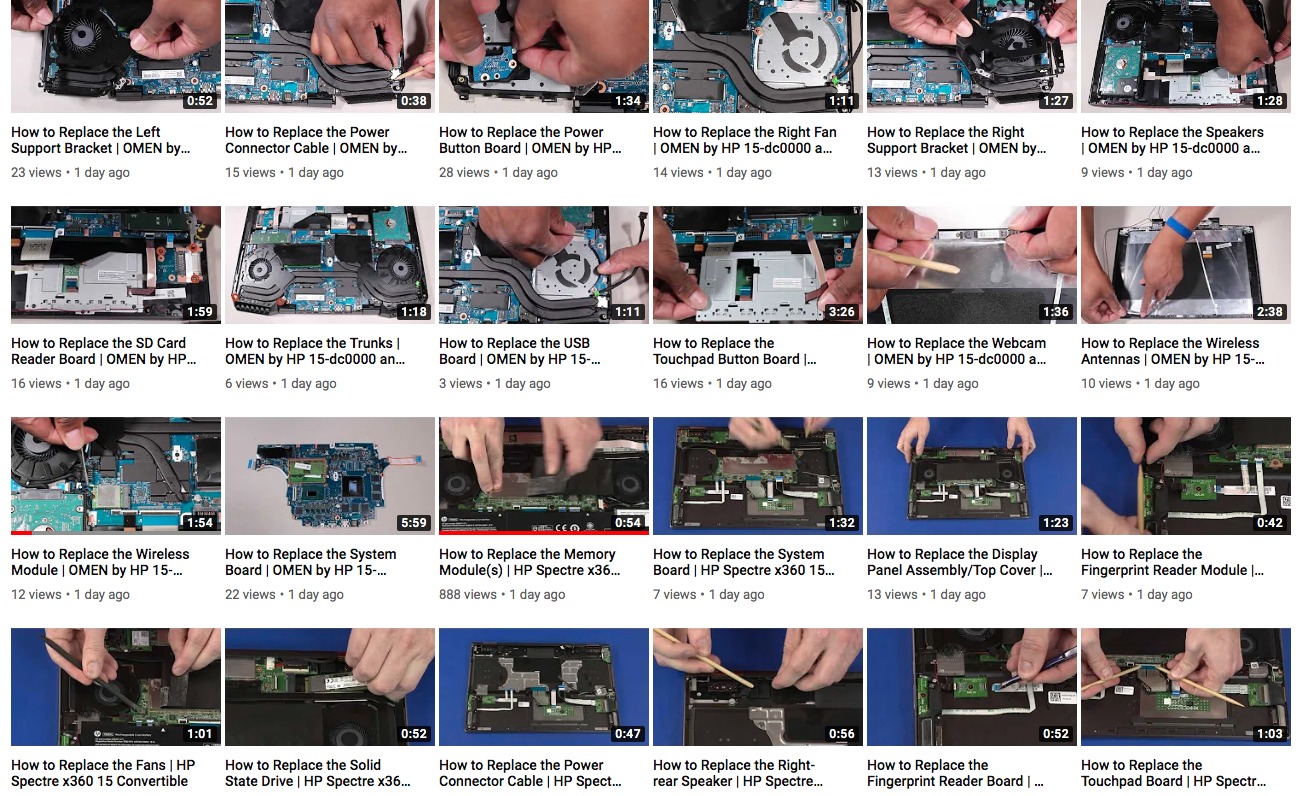 HP se volvió loco: agregó cientos de videos de soporte técnico a su canal de Youtube HP se volvió loco: agregó cientos de videos de soporte técnico a su canal de Youtube