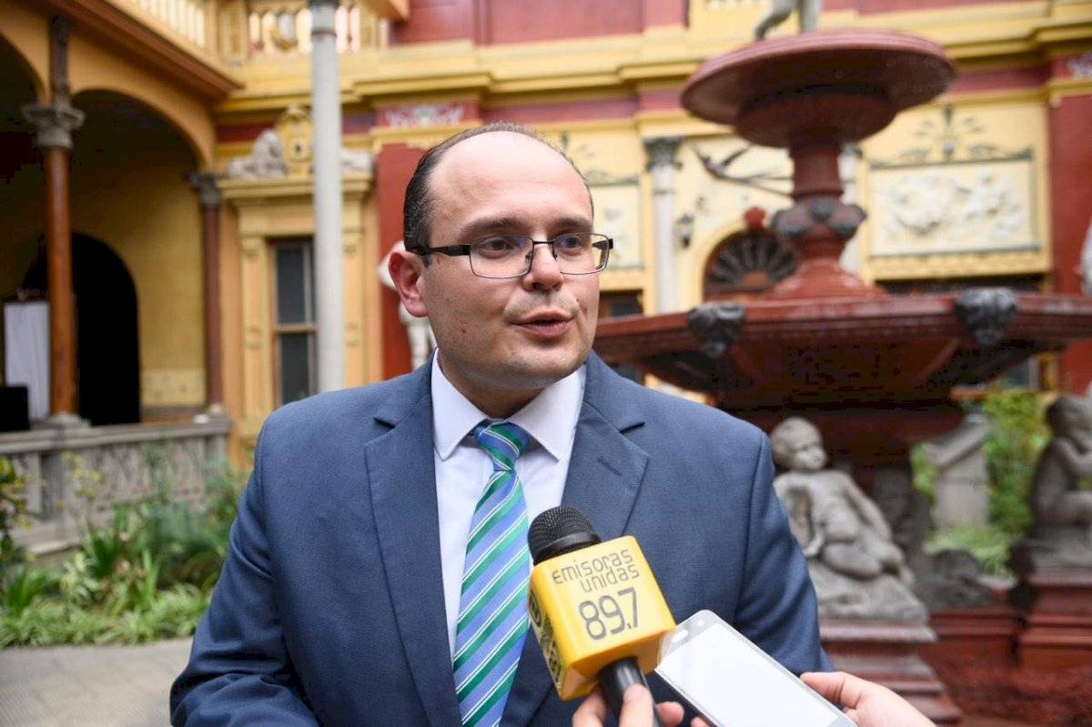 Gerardo Ramírez, vocero del TSE