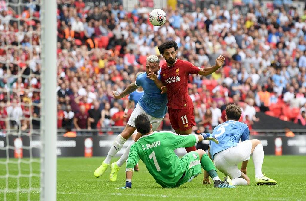 Mohamed Salah no pudo vencer a Claudio Bravo / Foto: Getty Images