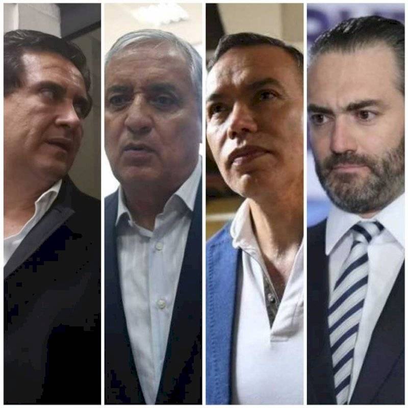 Gustavo Alejo, Otto Pérez, Juan de Dios Rodríguez, Acisclo Valladares Urruela